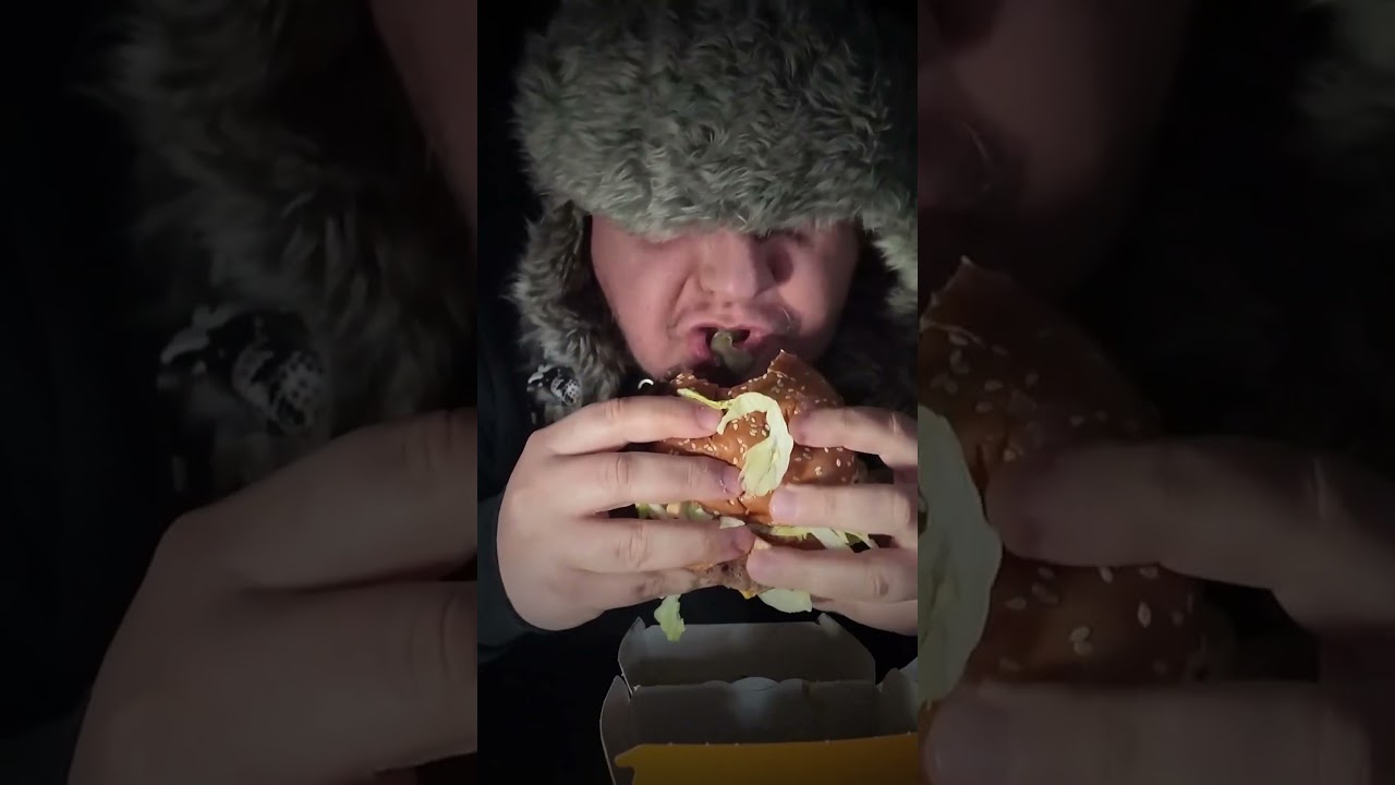 BIG MAC MUKBANG asmr  #asmr #mukbang  #fastfoodmukbang #asmreating #eatingsounds #fyp