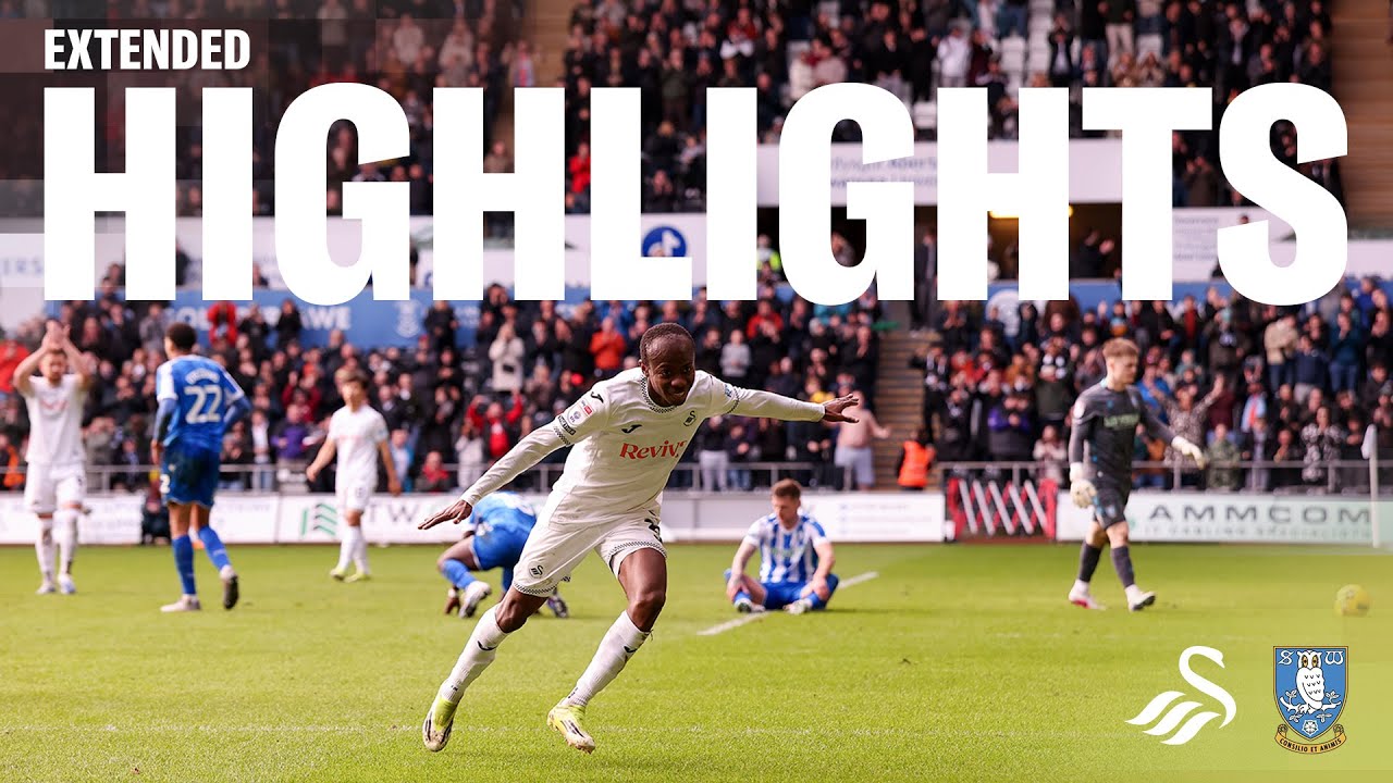 Swansea City v Sheffield Wednesday | Extended Highlights