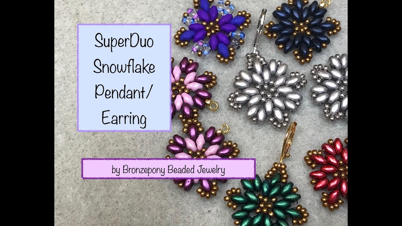 Snowflake Earrings/Pendant