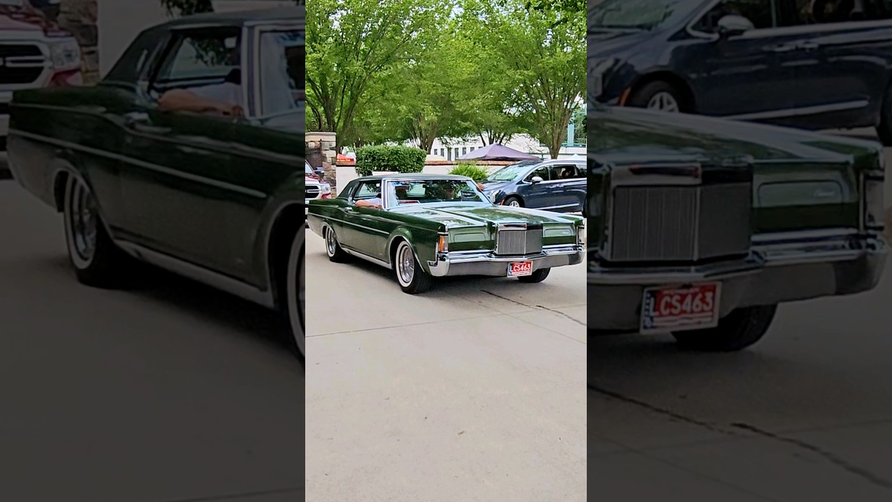 Lincoln Continental Mark III Classic Car Drive By Engine Sound Easy Rodders Car Show 2024