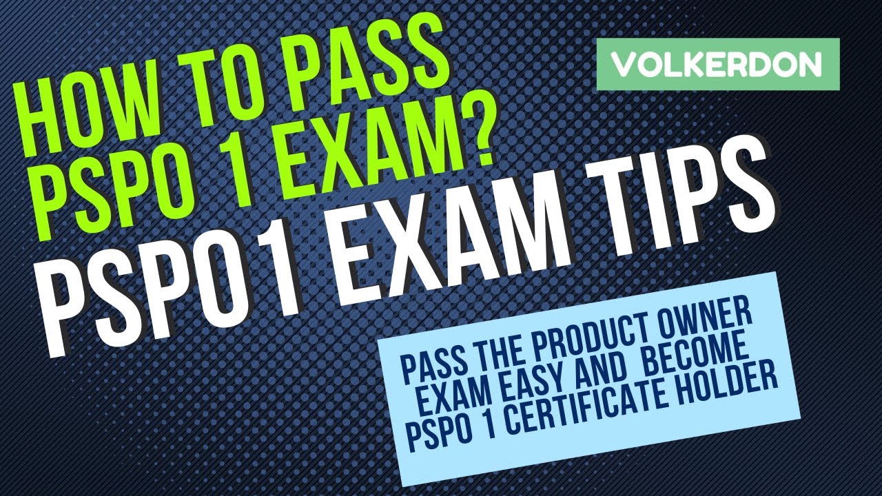 PSPO 1 exam tips / How to pass PSPO 1 certification and get 100%