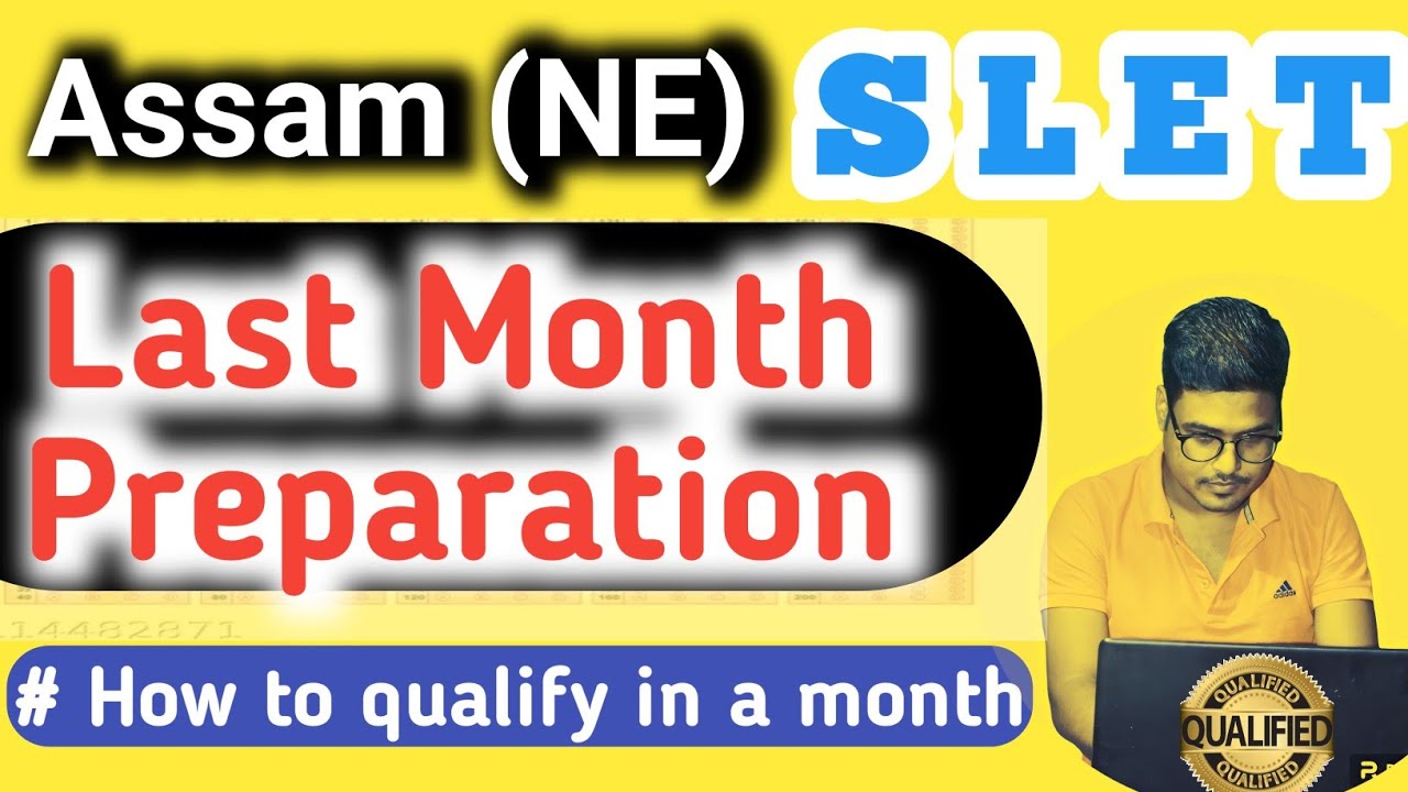 Assam SLET last month Preparation 2024 | How to qualify | Assam slet previous year question paper |