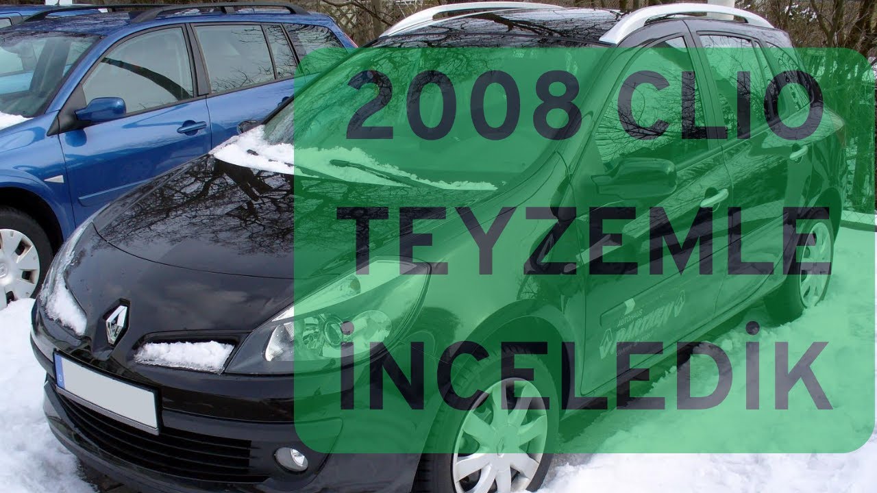 RENAULT CLiO 2008 MODEL STATiON WAGON İNCELEME