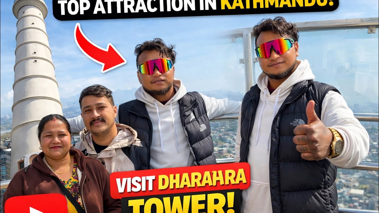 1st time in dharahara  #kathmandu #NepBikerAshish