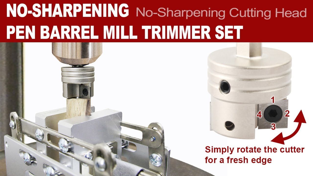 O'SKOOL- How to use Pen Barrel Trimmer Kits with No-Sharpening Cutting Head, 7mm 、&ldquo;O&rdquo;、27/64