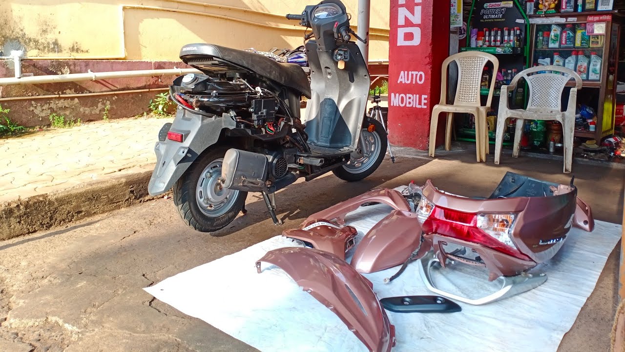 Activa 6g 2022 || Denting & Bhatti painting @dayanandautomobile