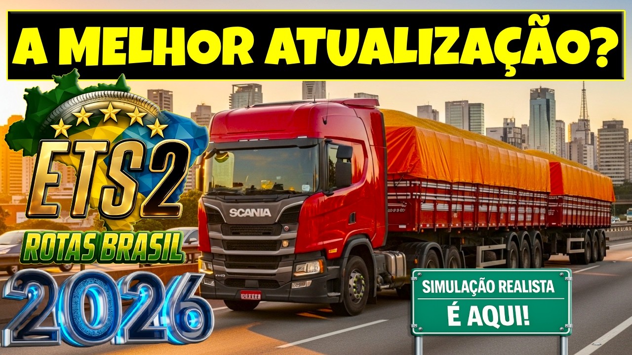 Como ATUALIZAR o MAPA ROTAS BRASIL no ETS2 1.58