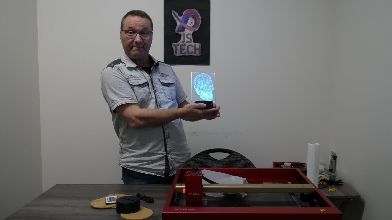Gravure sur acrylique avec la Xtool d1 pro 20 W