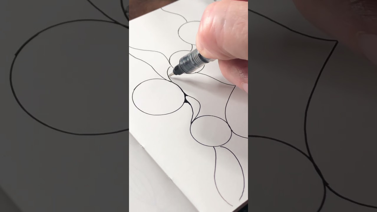 Occupied: Neurographic Art #zentangleeasyart #arttherapy #neurographicart