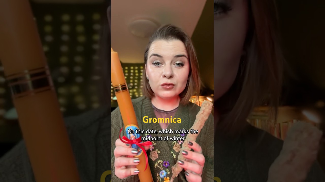 Gromnica & Our Lady of Thunder Candle in Polish folk tradition ⚡️🕯️ #folkwitch #folkmagic #folklore