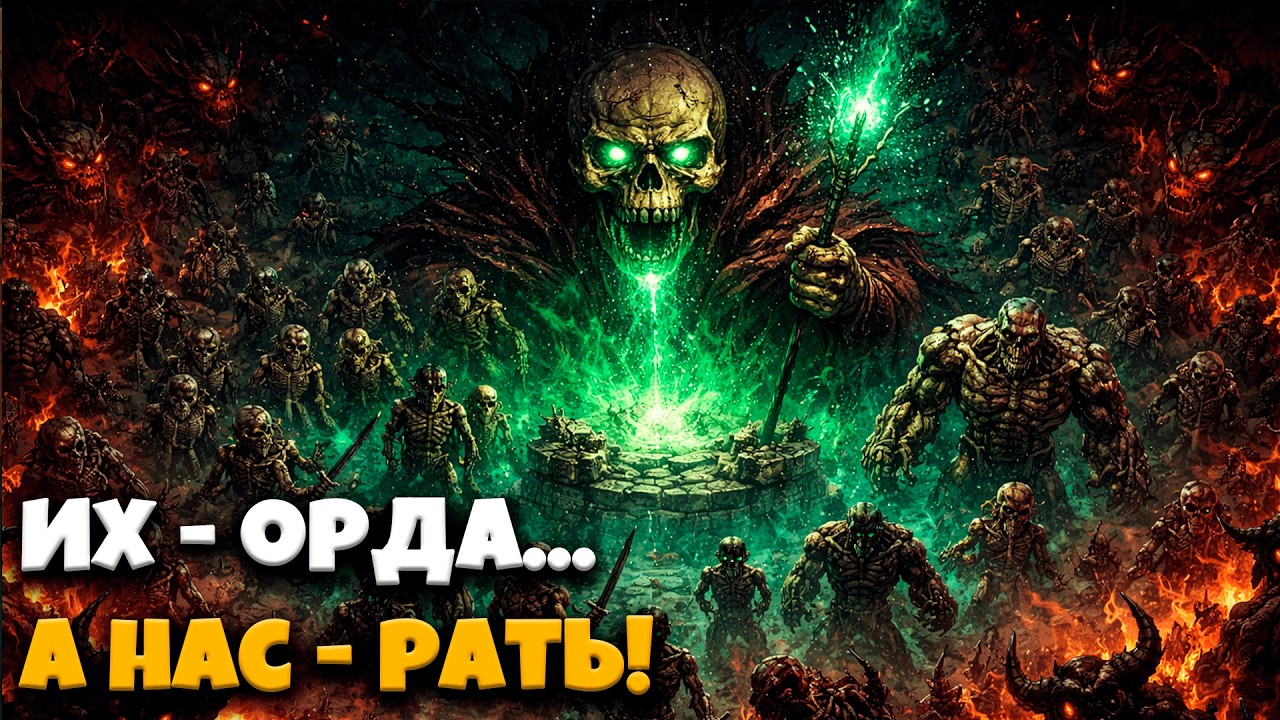 Я собрал ОРДУ НЕЖИТИ, чтобы уничтожить полчища демонов в этом рогалике про призывателя!