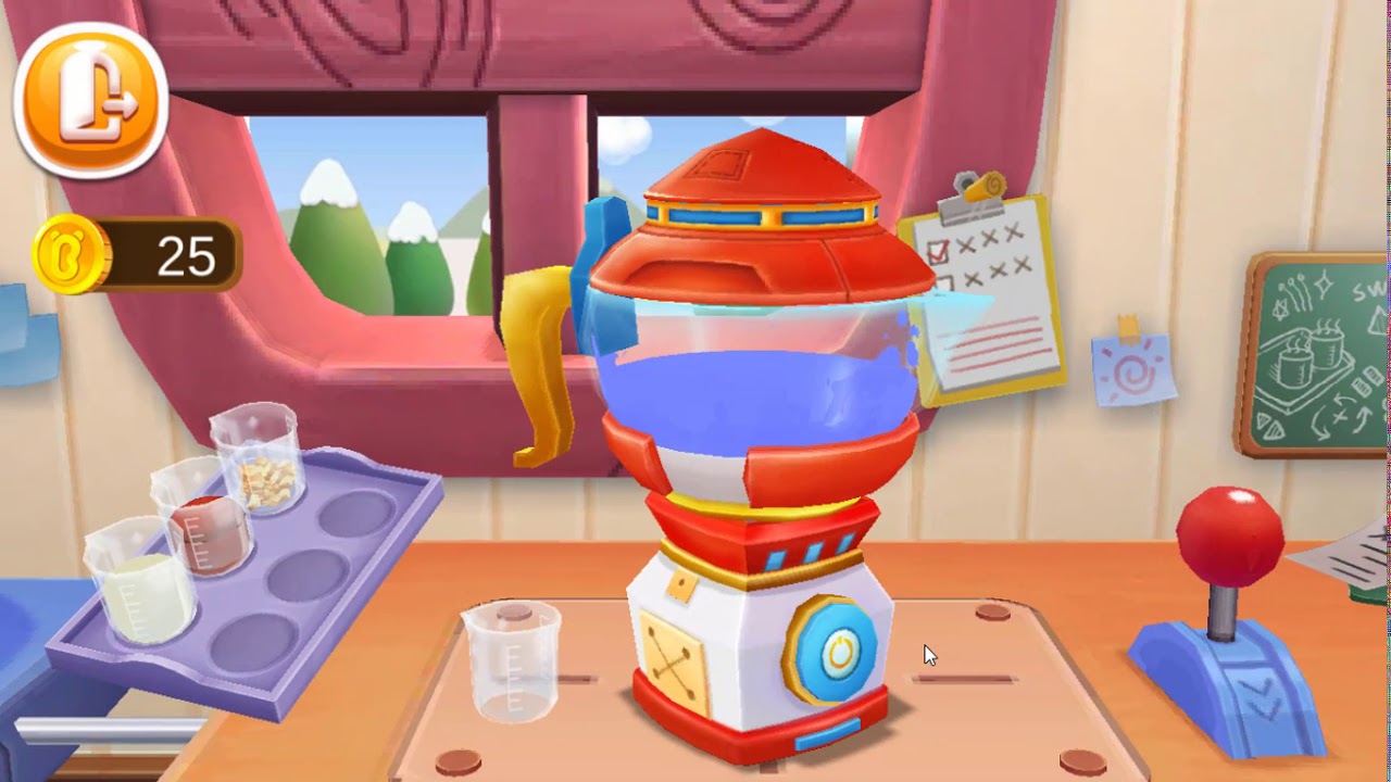 Little friends at Candyshop - Baby bus video - Education game