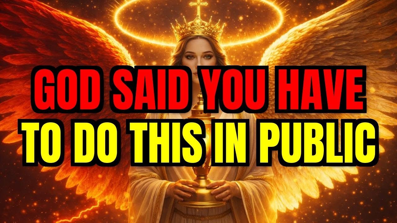 Chosen One, For God's Sake Perform This In Public Quickly