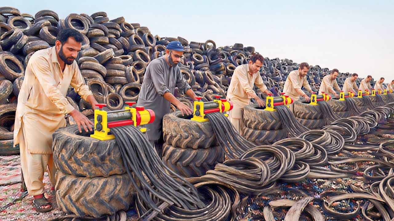 Top 4 Extraordinary Industrial Recycling & Manufacturing Processes: Old Tires Are Worth Gold