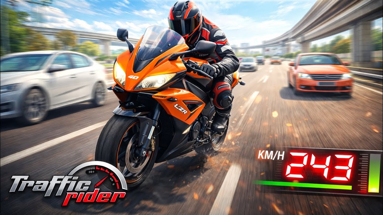 Traffic rider first part all Bikes Full speed to highway and cars 😮 please support channel ❤️