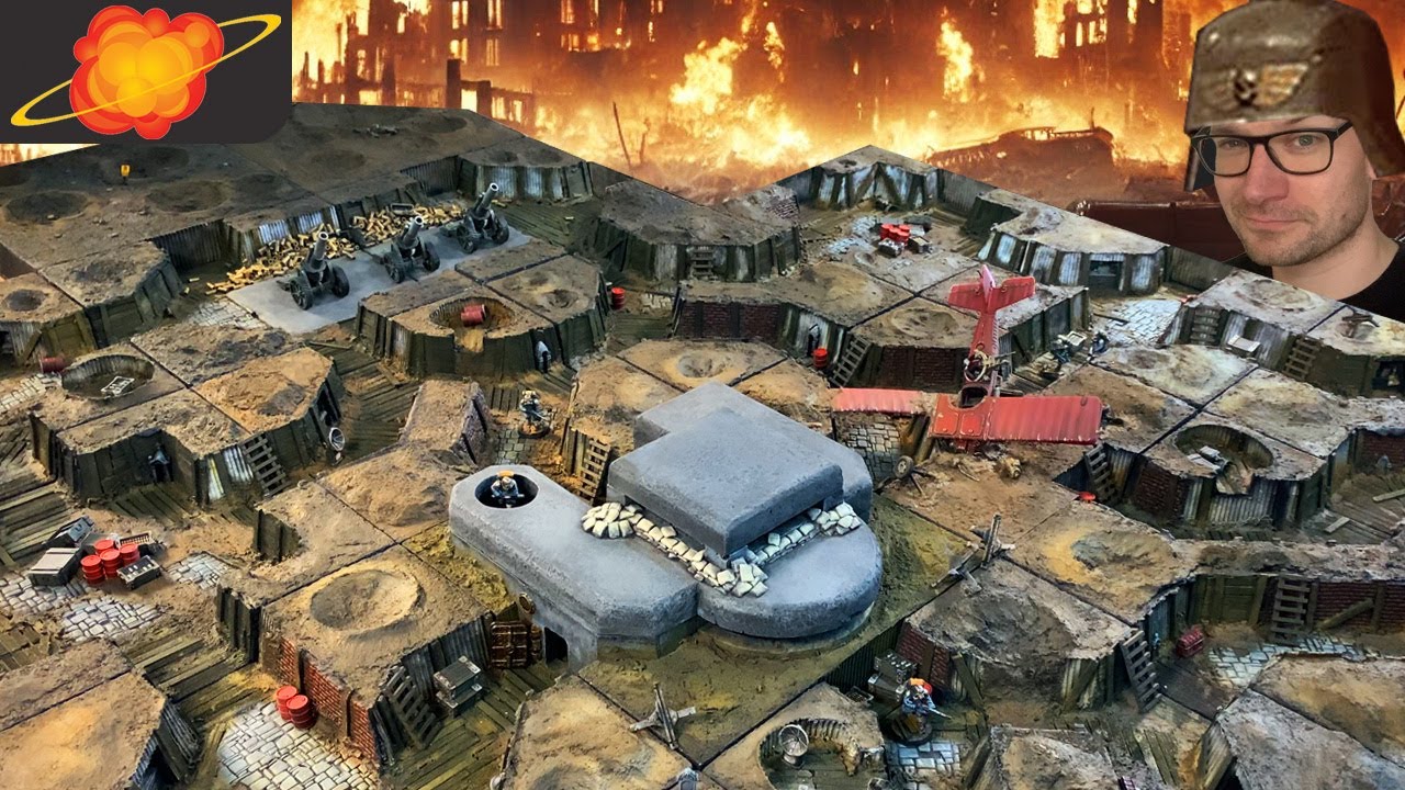 I Made a Bunker for Trench Crusade and Warhammer (Modular Terrain)