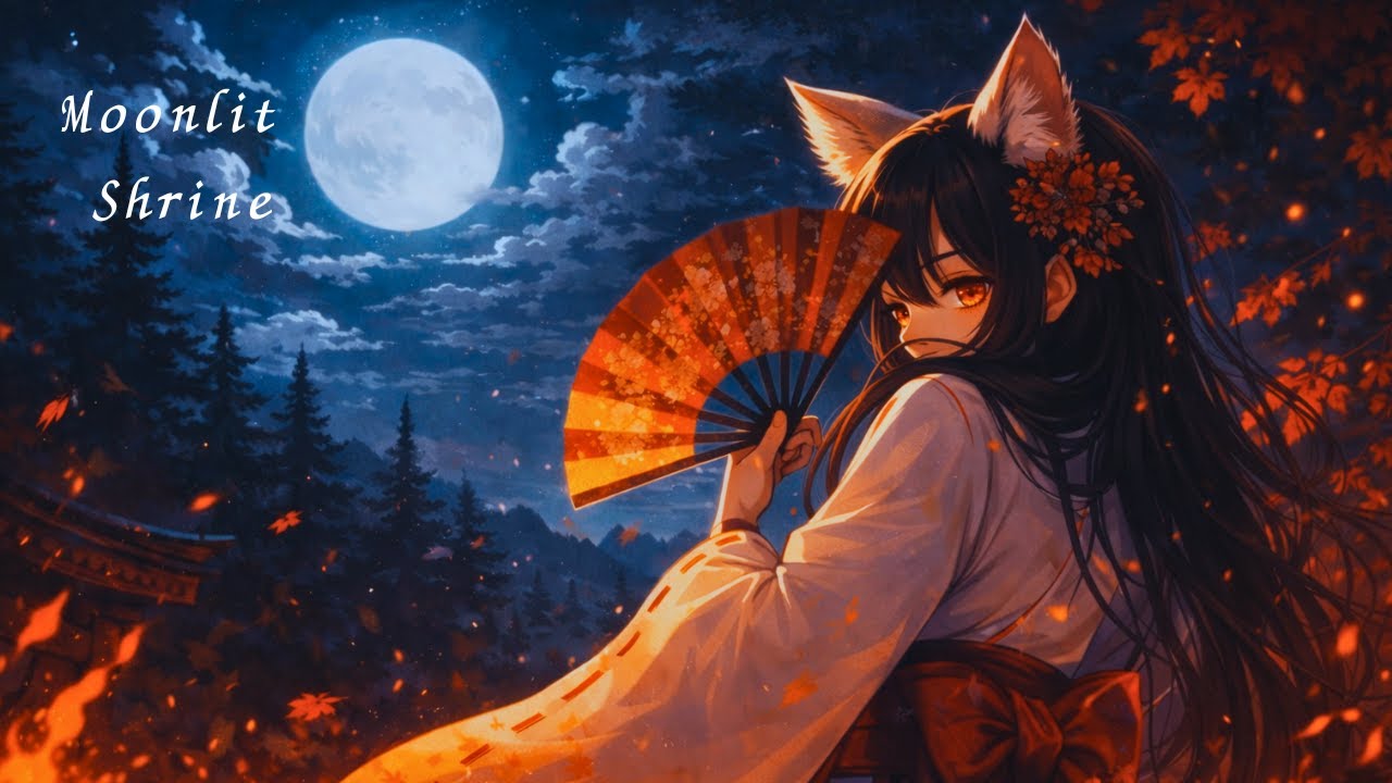 Moonlit Shrine – Japanese Ambient Music | Tsukuyomi