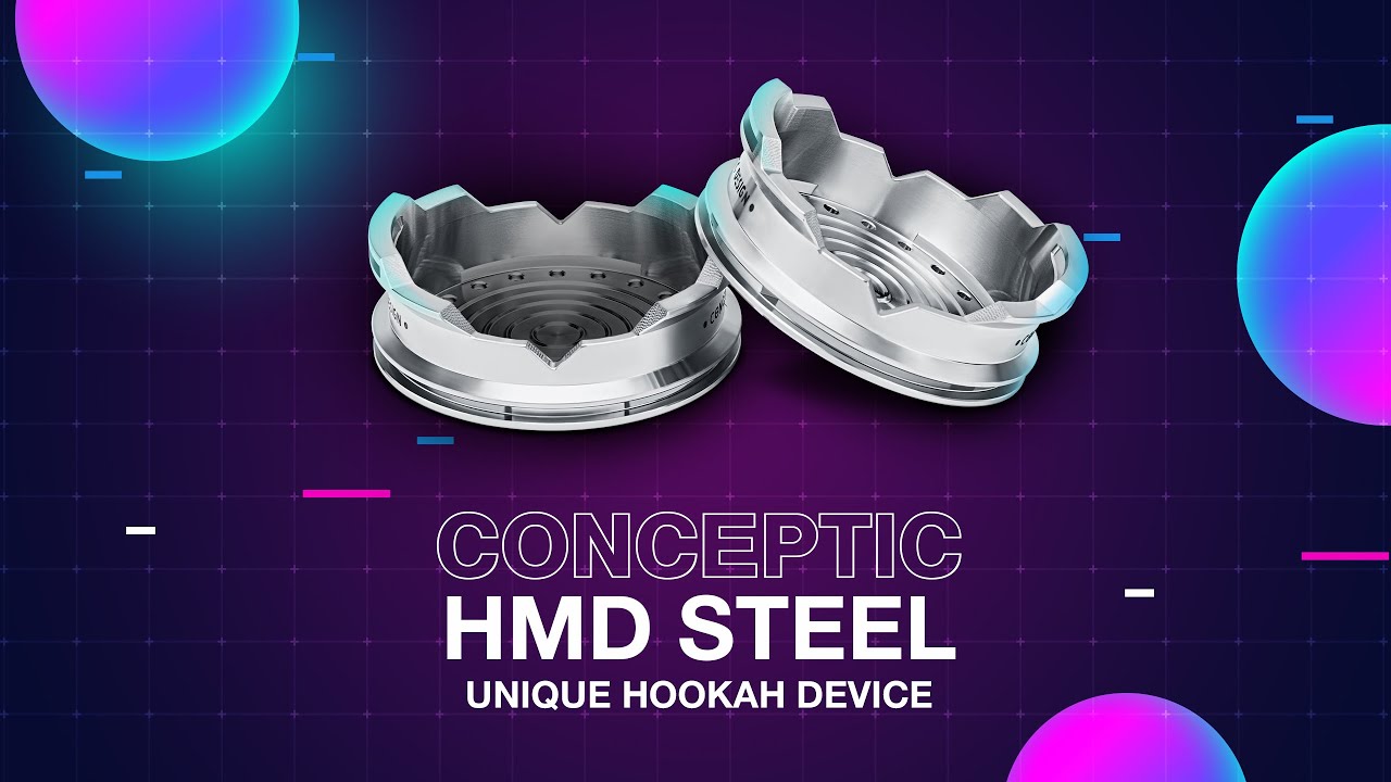 Conceptic Heat Management Device / Conceptic HMD Steel / Инновационный контроллер жара для кальяна