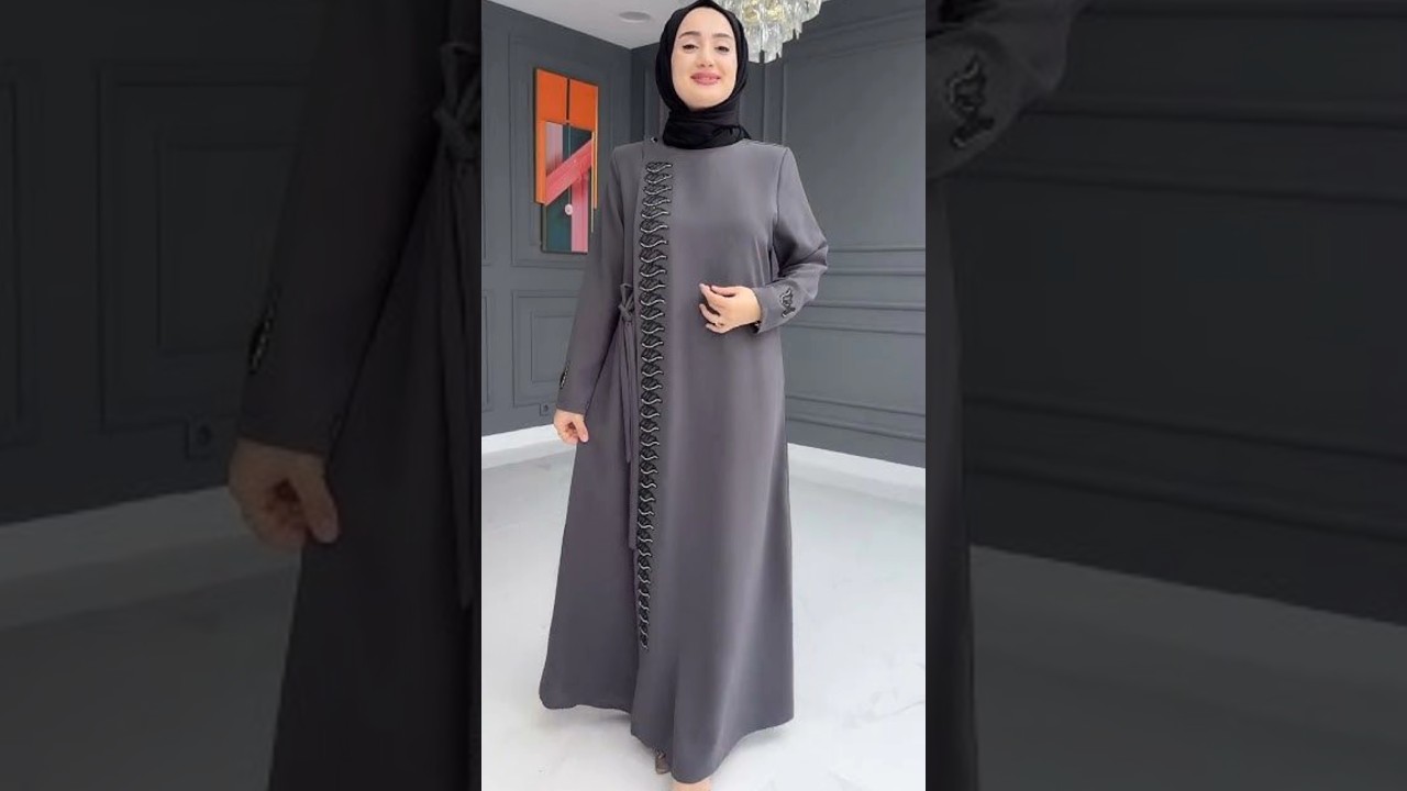 Latest Abaya collection | Beautiful borka design #shorts #shortsfeed #abaya #hoordesigners