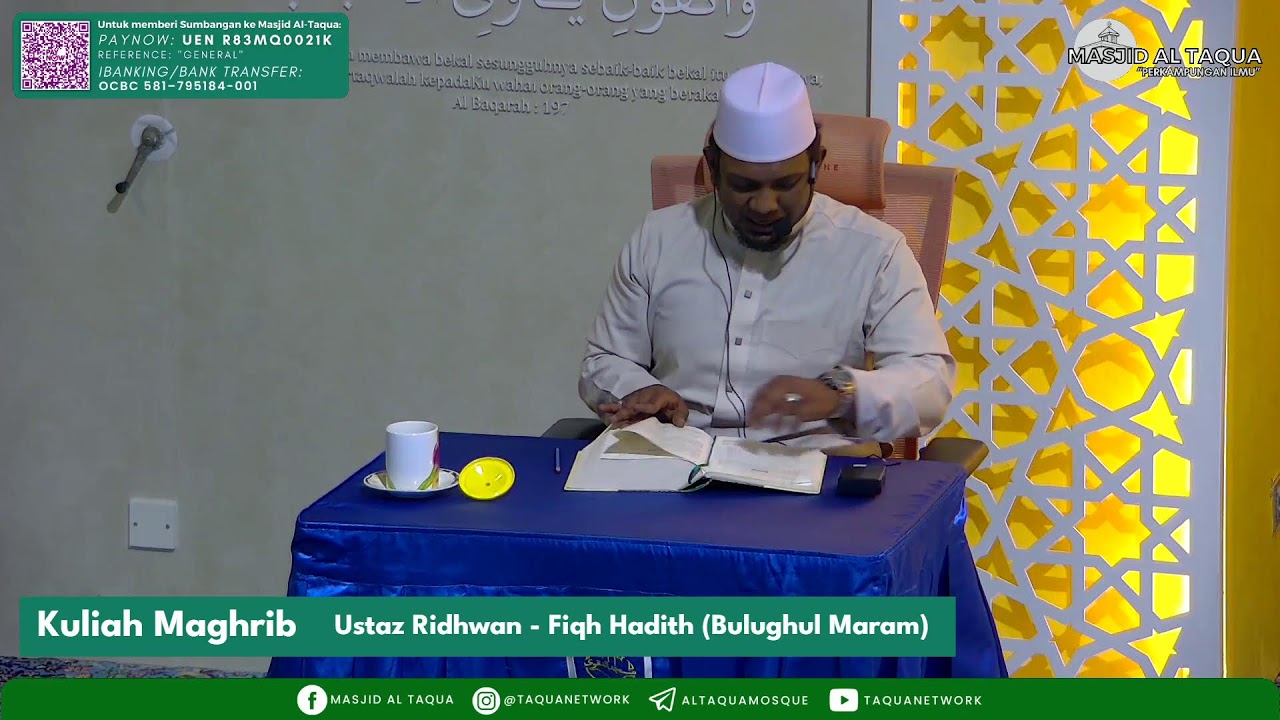 Kuliah Maghrib: Fiqh Hadith (Bulughul Maram)