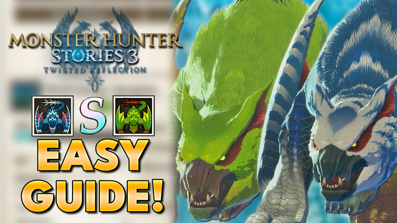 Как легко получить S-ранговую Зелёную и Серебряную Наргакугу в Monster Hunter Stories 3!