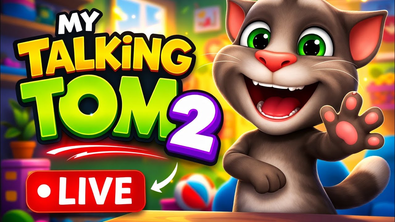 My Talking Tom 2 LIVE Gameplay 🐱 Funny Cat Reactions & Cute Moments | USA Stream