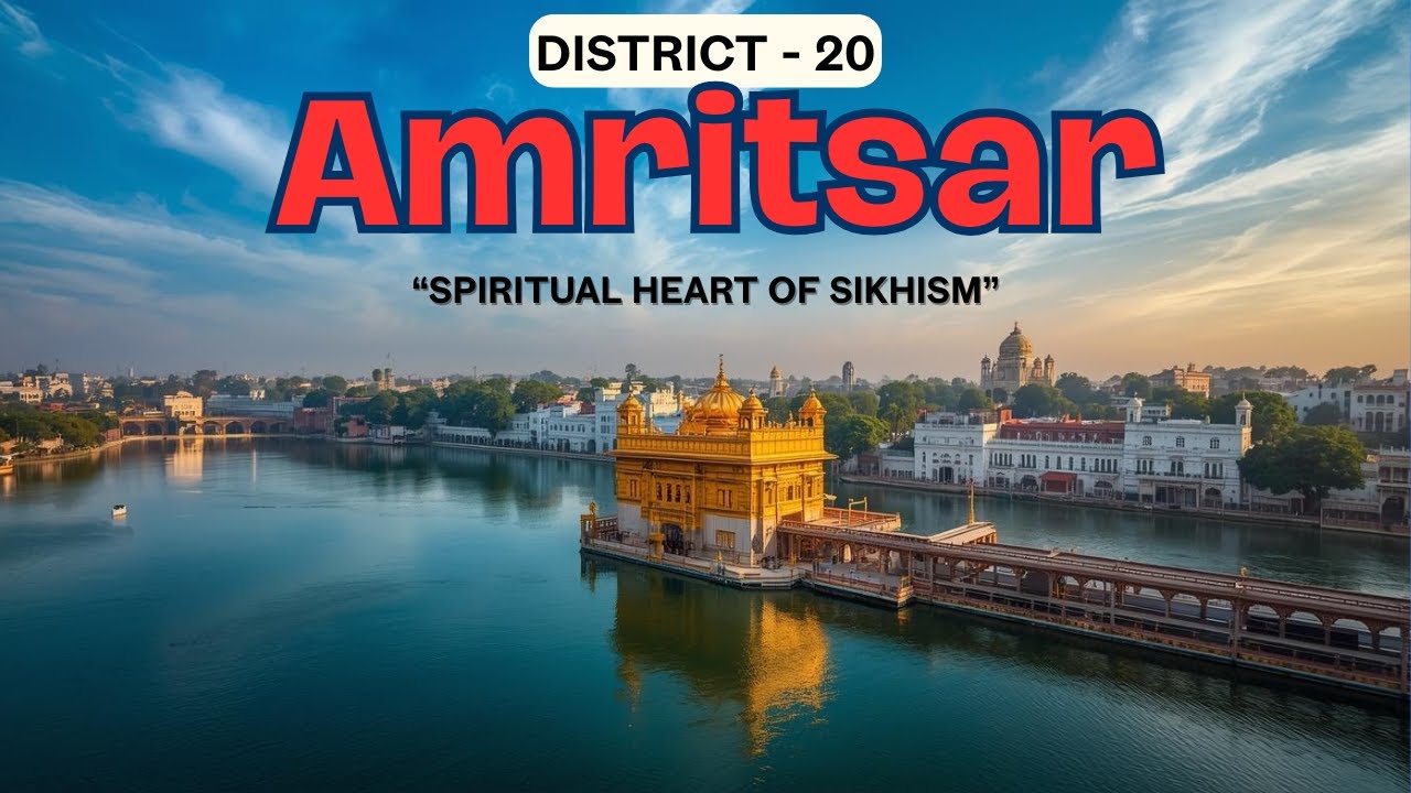 AMRITSAR (Punjab) District 20 | UPSC/SSC/PSC/RRB GK | India Districts Unlocked| Explained for Exams