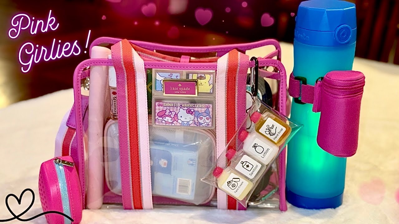 What’s in my Kate Spade see-through Pink Sam Bag?! WIMB! Clear Bag!