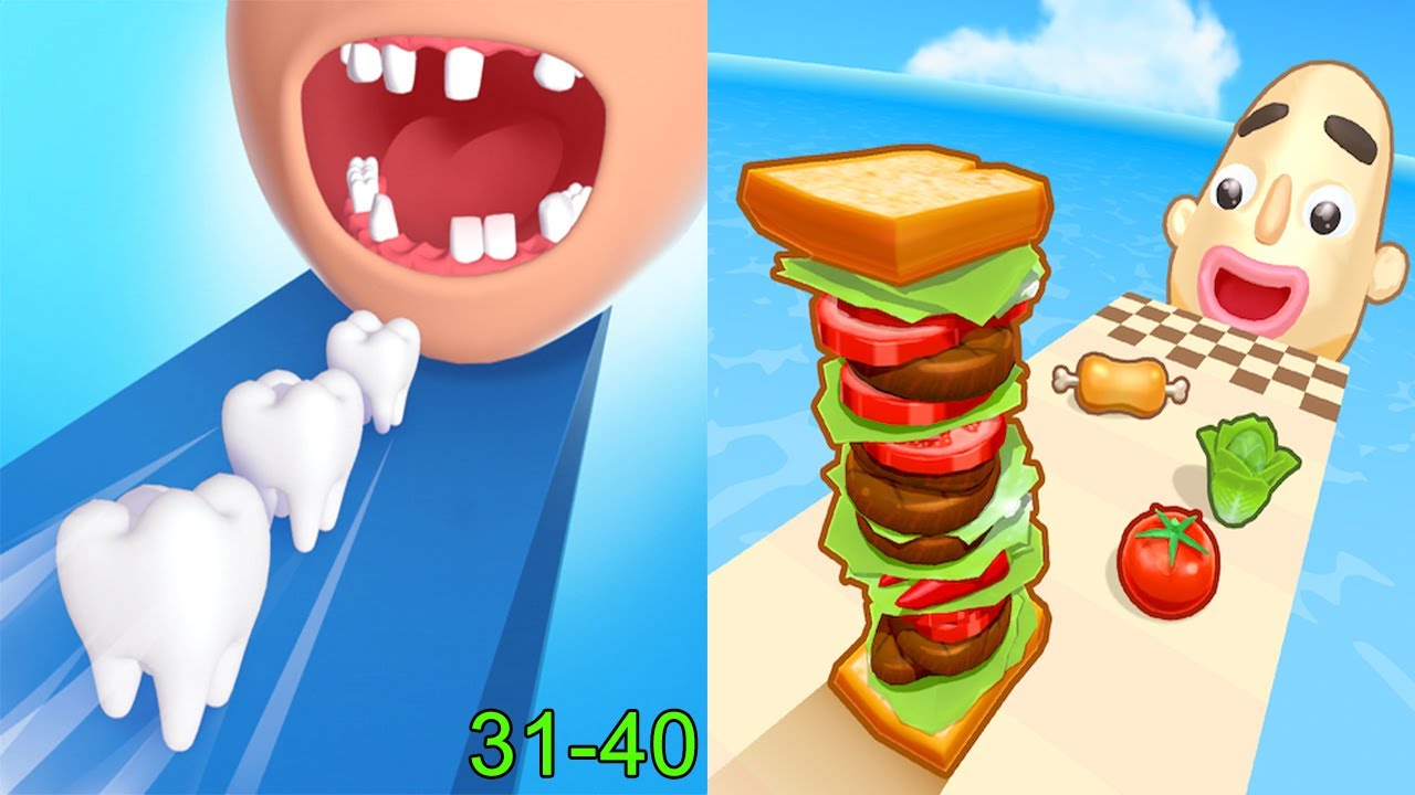 Sandwich Runner VS Smile Rush Android iOS Gameplay #2