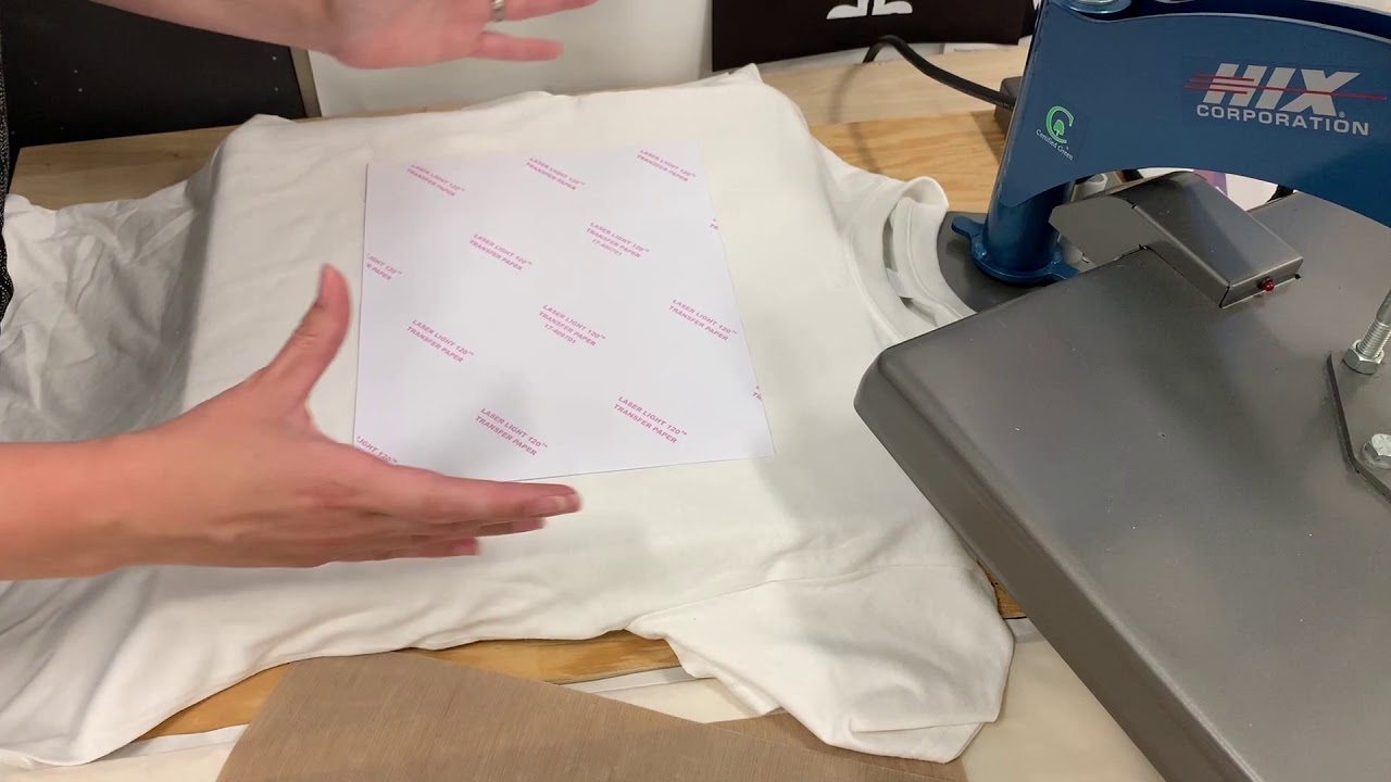 Demo for Heat Transfer on White Shirt