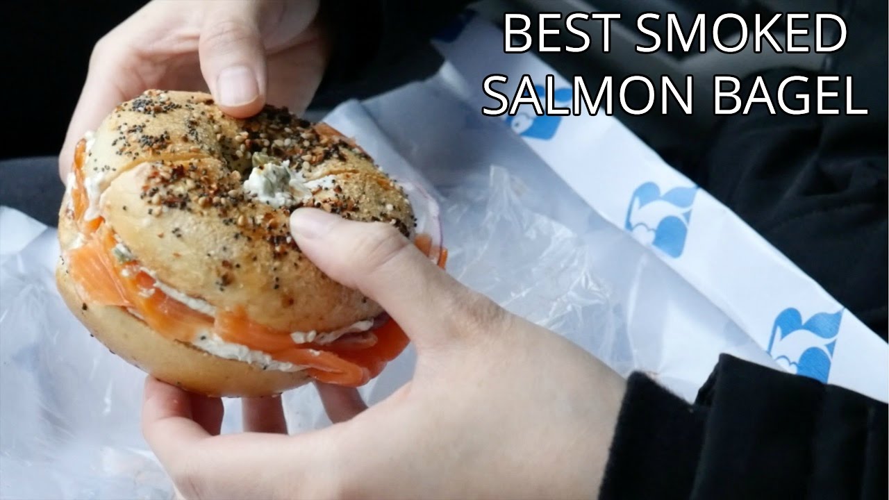 BEST Smoked Salmon Bagel in NYC