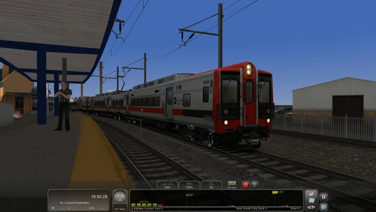Train Simulator 2019 HD: Metro-North Kawasaki M8 EMU Departing Shore Line East - New London