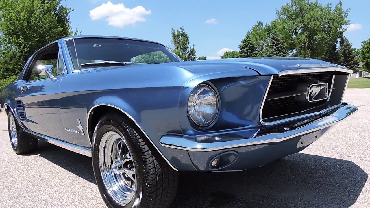1967 Ford mustang Acapolco blue for sale at www coyoteclassics com