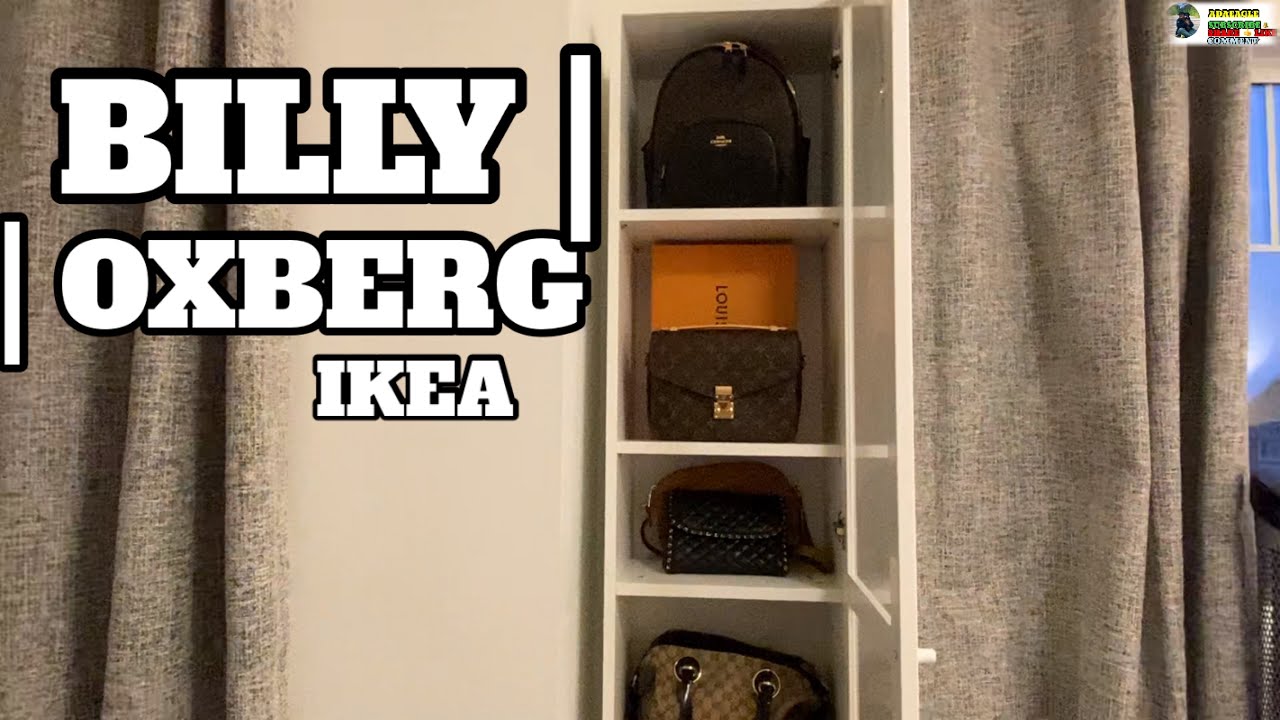 HOW TO ASSEMBLE BILLY / OXBERG IKEA | BOOKCASE WITH GLASS DOOR | ADAEAGLE