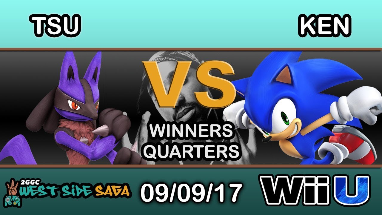 2GGC: West Side Saga - Tsu (Lucario) Vs. KEN (Sonic) - Winners Quarters