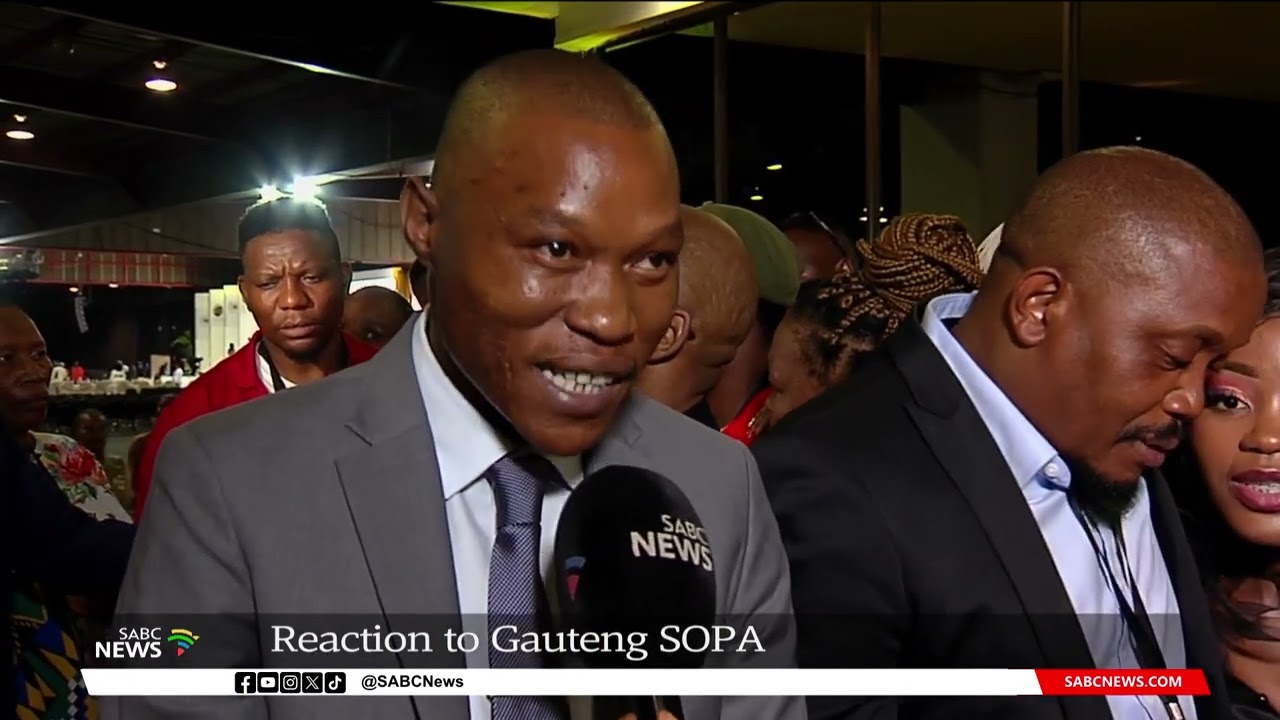 Reaction to Gauteng Premier Panyaza Lesufi's SOPA