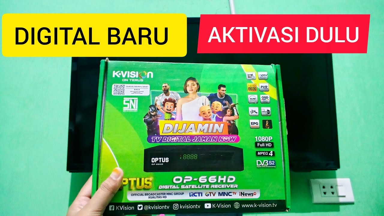 Cara aktivasi/program receiver baru k-vision 