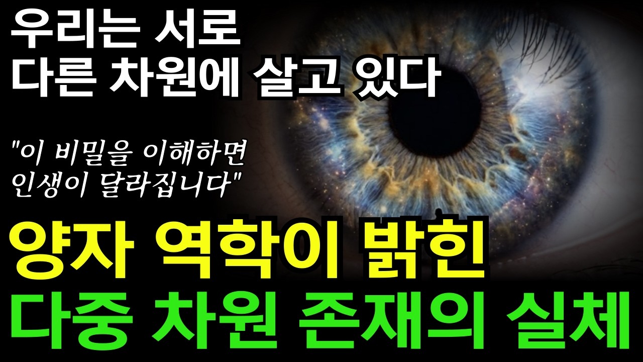 당신이 꿈꾸는 모든 것은 다른 차원의 기억입니다 | 이미 이루어진 차원으로 의식을 접속하는 법 | 당신은 지금 어느 차원의 나를 관찰하고 있습니까?