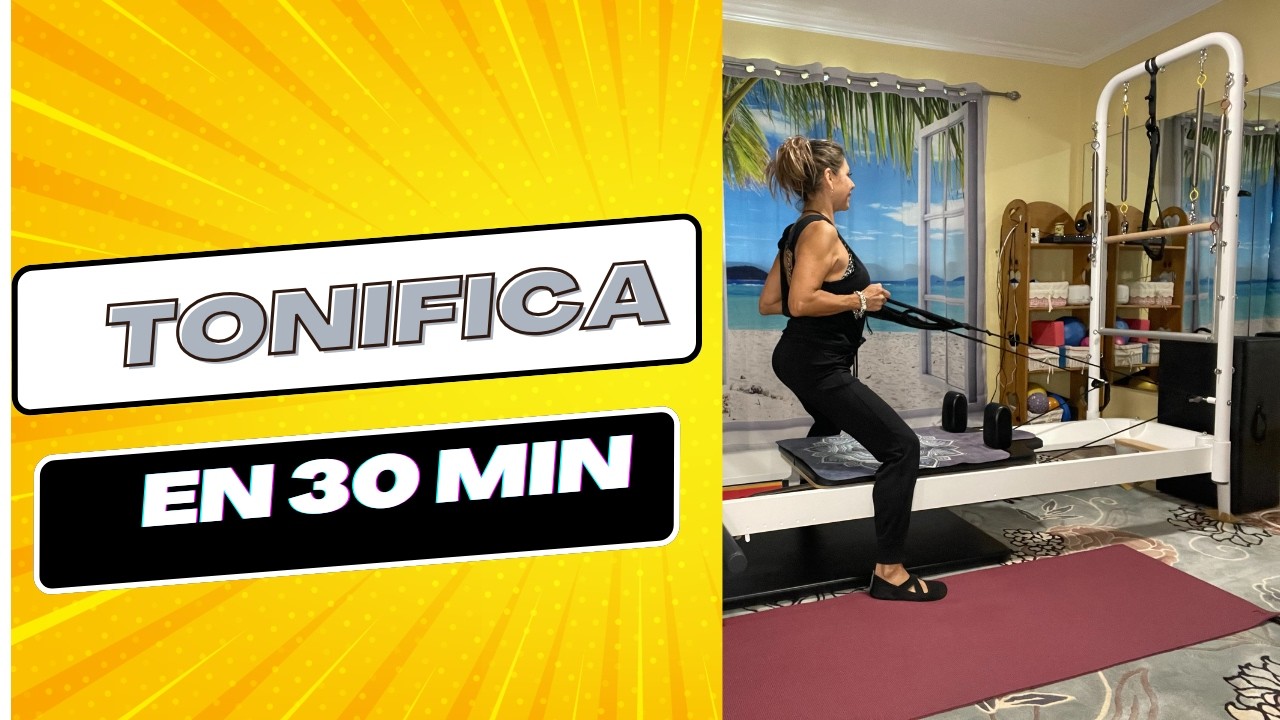 Pilates Reformer de 30 minutos | Clase completa para TODO el cuerpo
