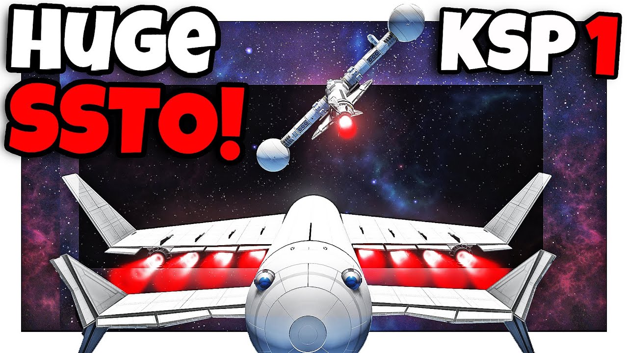 Building an INTERSTELLAR SHIP with a BIG SSTO! (Modded KSP 1) Aircraft Only: Ep 11