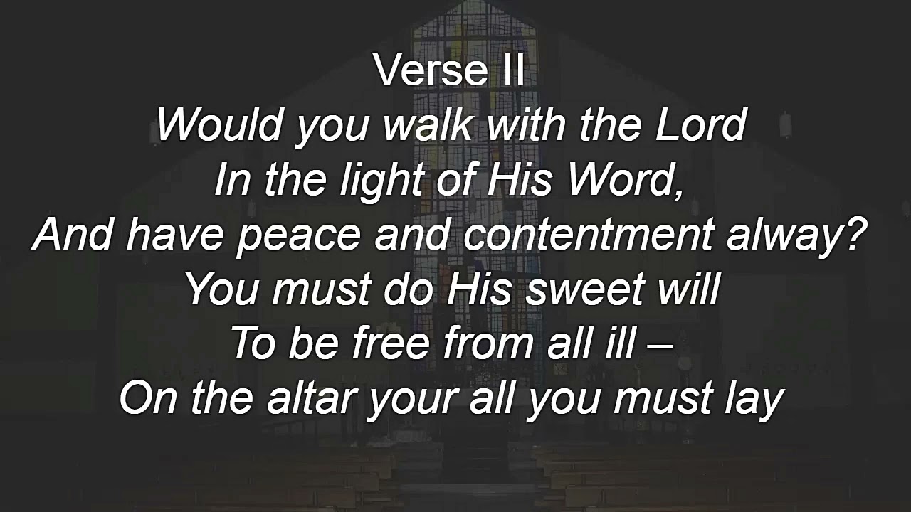 Is Your All On The Altar- Yes Lord!!