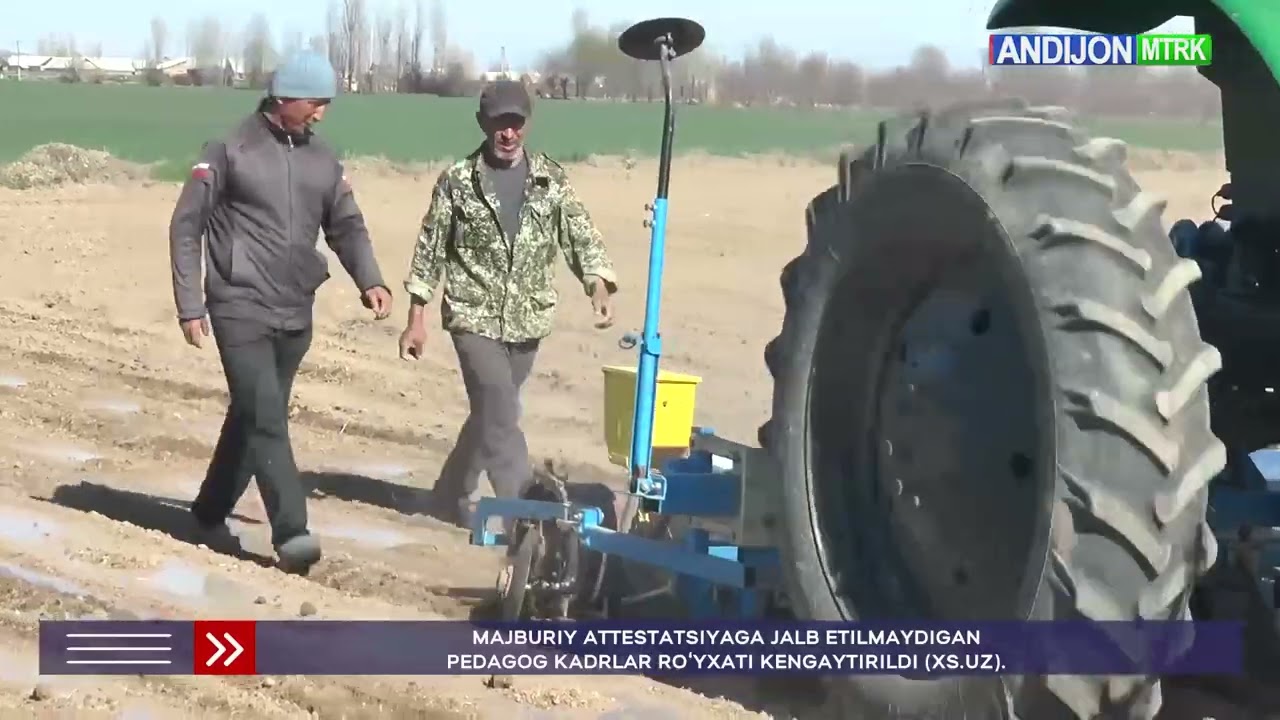 Жалақудуқ туманида 2680 гектар плёнка остига, 425 гектари очиқ майдонларга чигит экилди