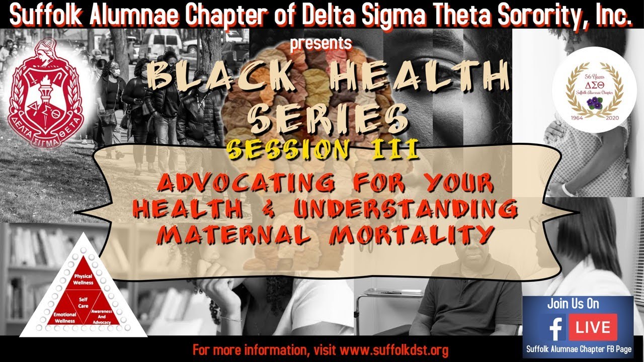Black Health Series III - Advocating for Your Health | Suffolk Alumnae Chapter of DST