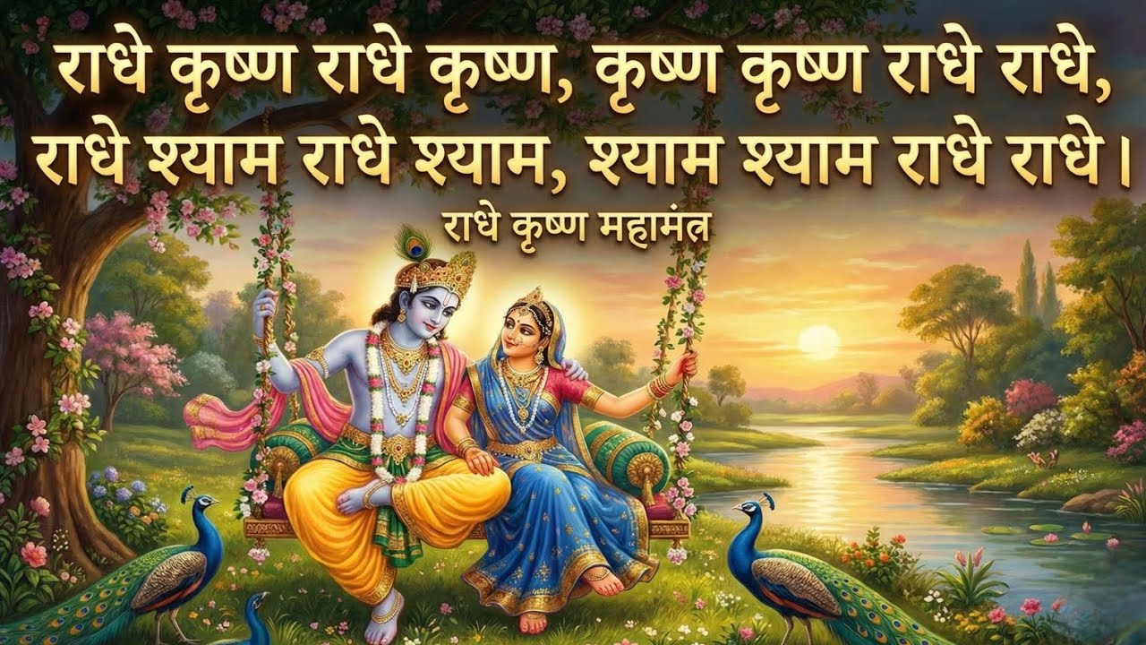 27 Times Radhe Krishna Mahamantra | Morning Chanting for Peace & Positivity | राधे कृष्ण धुन