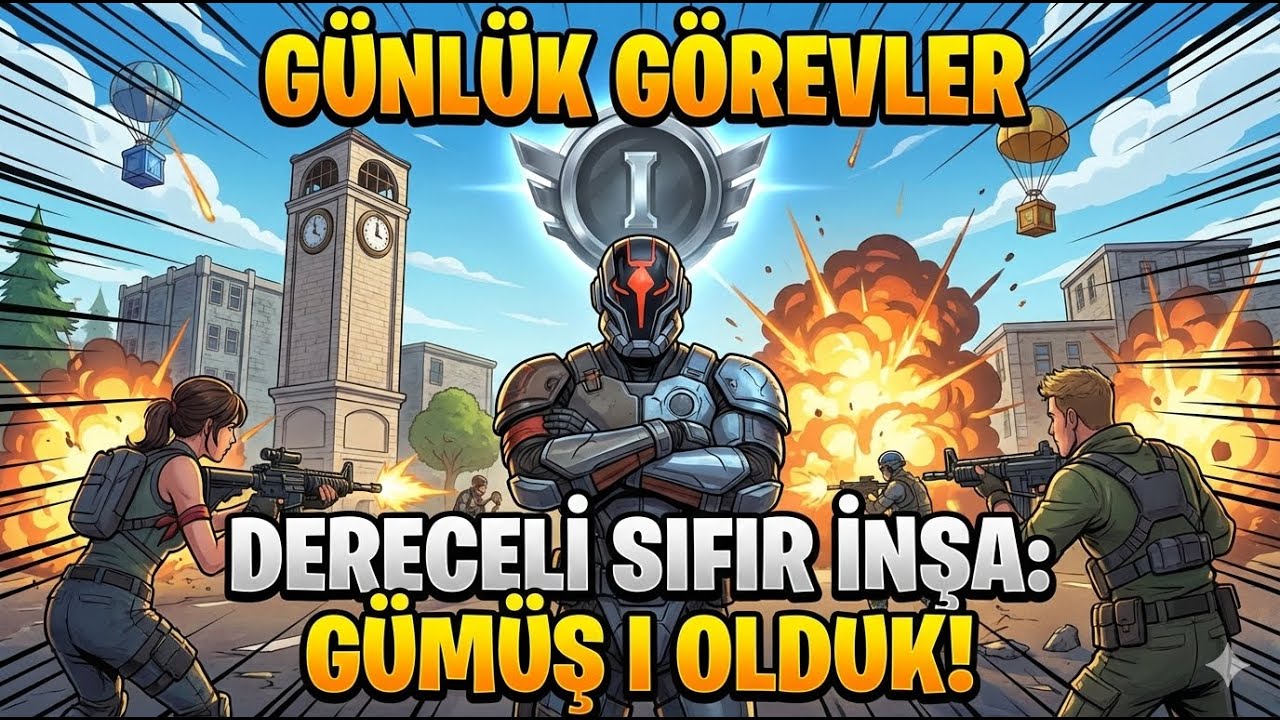 DERECELİ SIFIR İNŞA; BEN DÜŞTÜKÇE RANK YÜKSELDİ: GÜMÜŞ I OLDUK!  | Fortnite #epicgames #gameplay