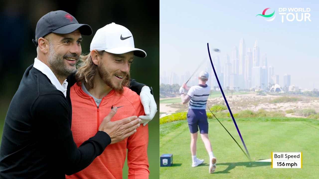 Footballers golf swings including Harry Kane, Gareth Bale and Harry Maguire ⛳