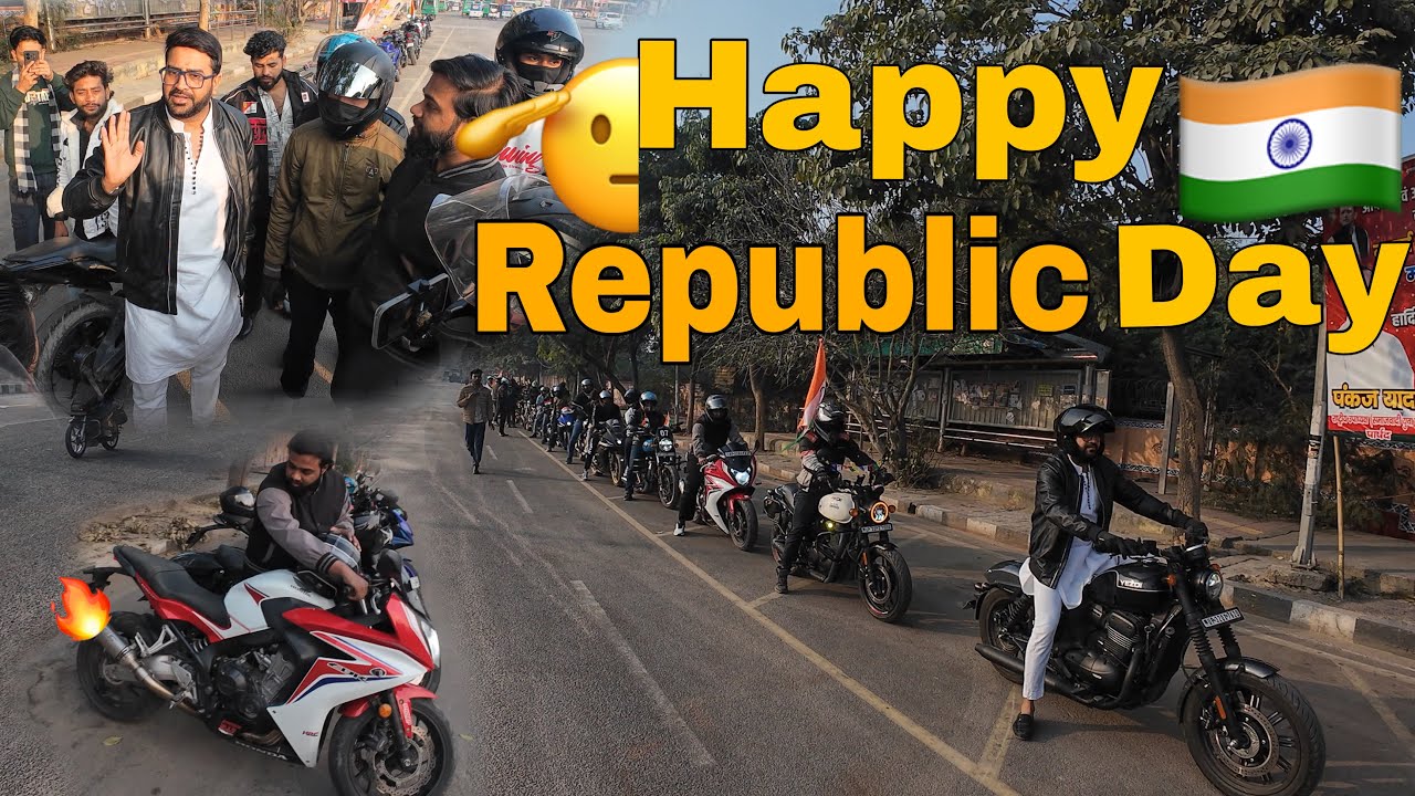 Happy Republic Day 🇮🇳 | Bike Ride Vlog | Riders Gang 🥰