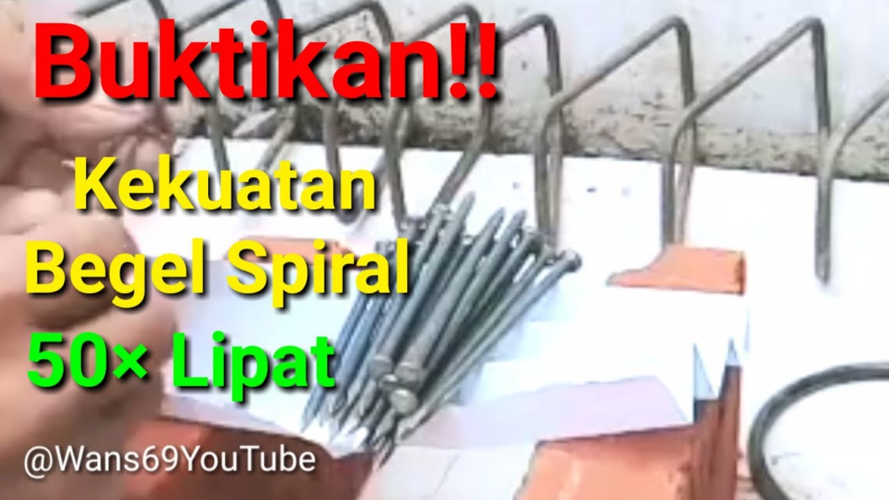 Buktikan!! Kekuatan Begel Spiral 50× Lipat