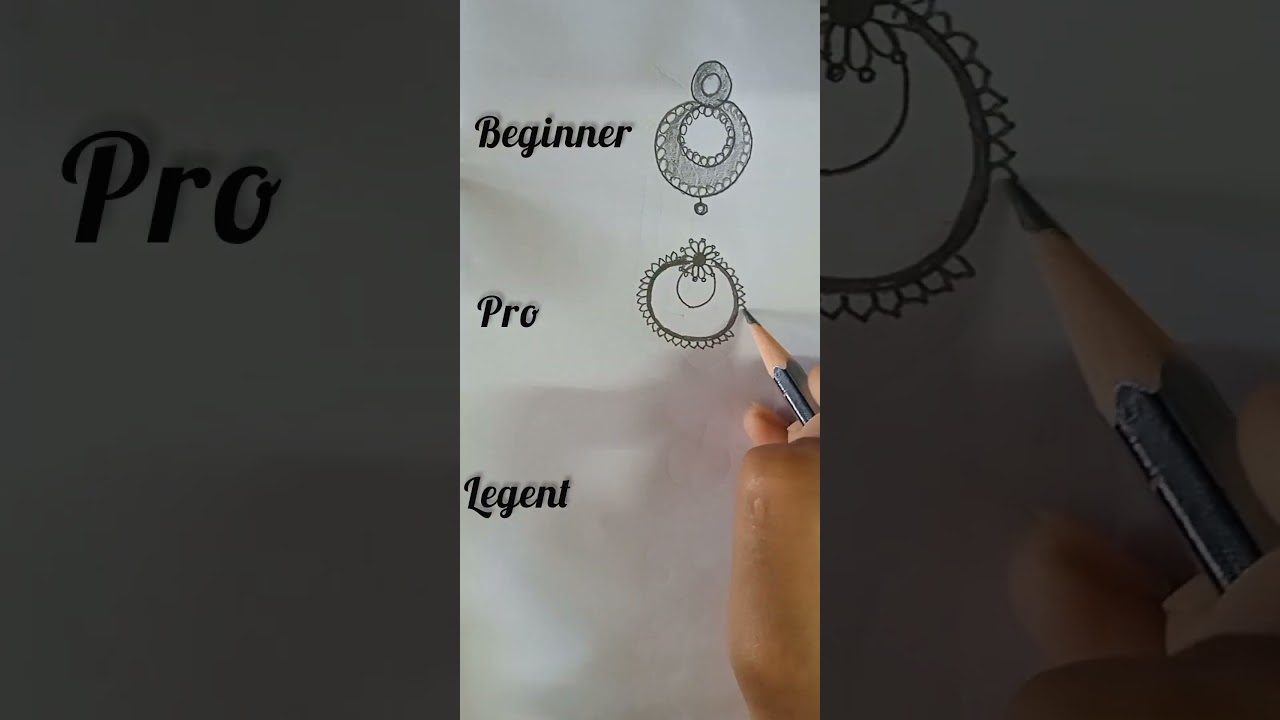 earing drawing 😜#art #edit #drawing #pencildrawing #earrings #easy #realistic