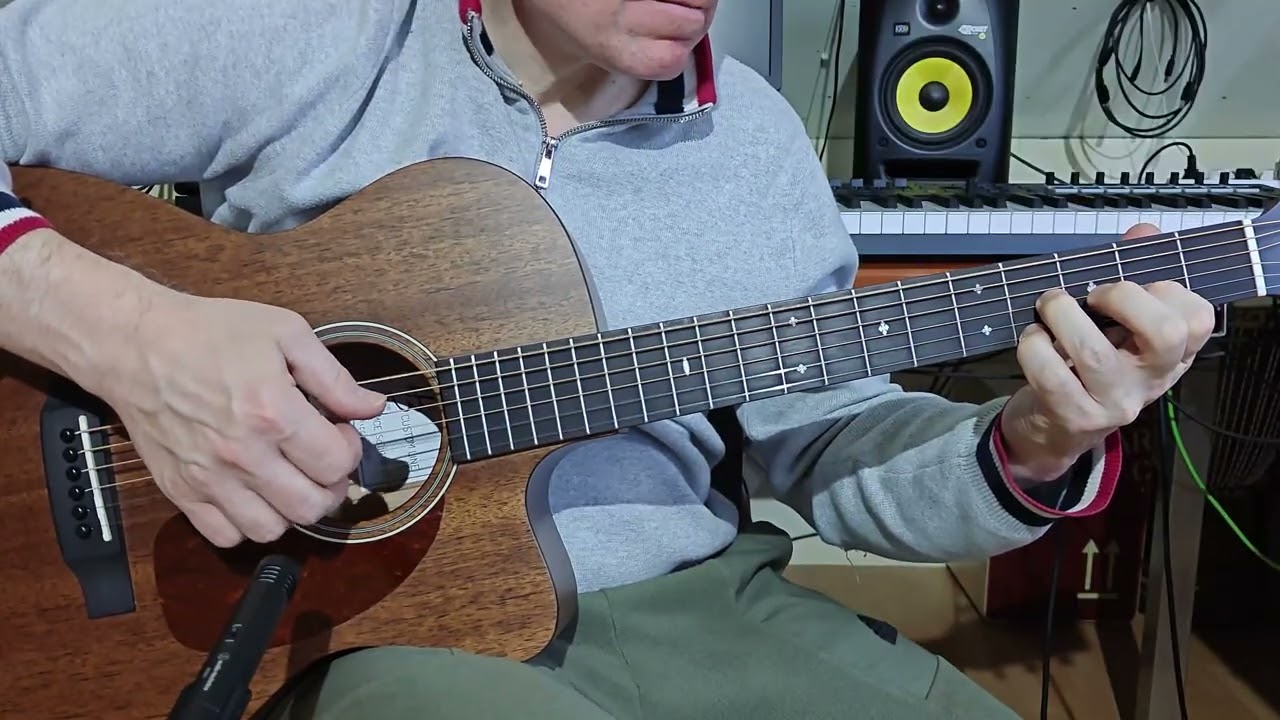 Testing Harley Benton CLA-15MCE (mic, piezo, mix)